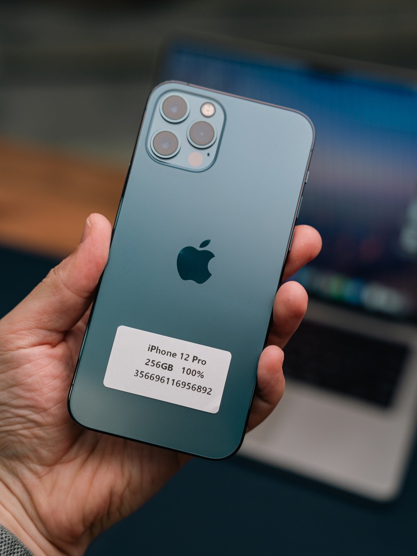 sotochka312-20260203-0032 iPhone 12 Pro – 256GB Pacific Blue (Used, Excellent Condition, 🔋100% Replaced) - Image 1